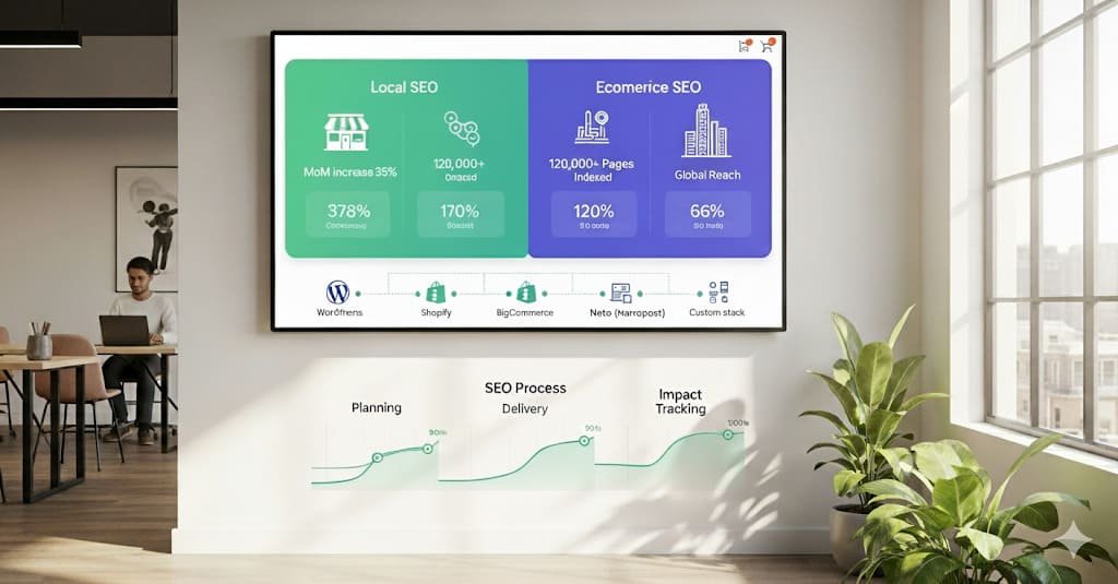 Enterprise scale SEO across platforms